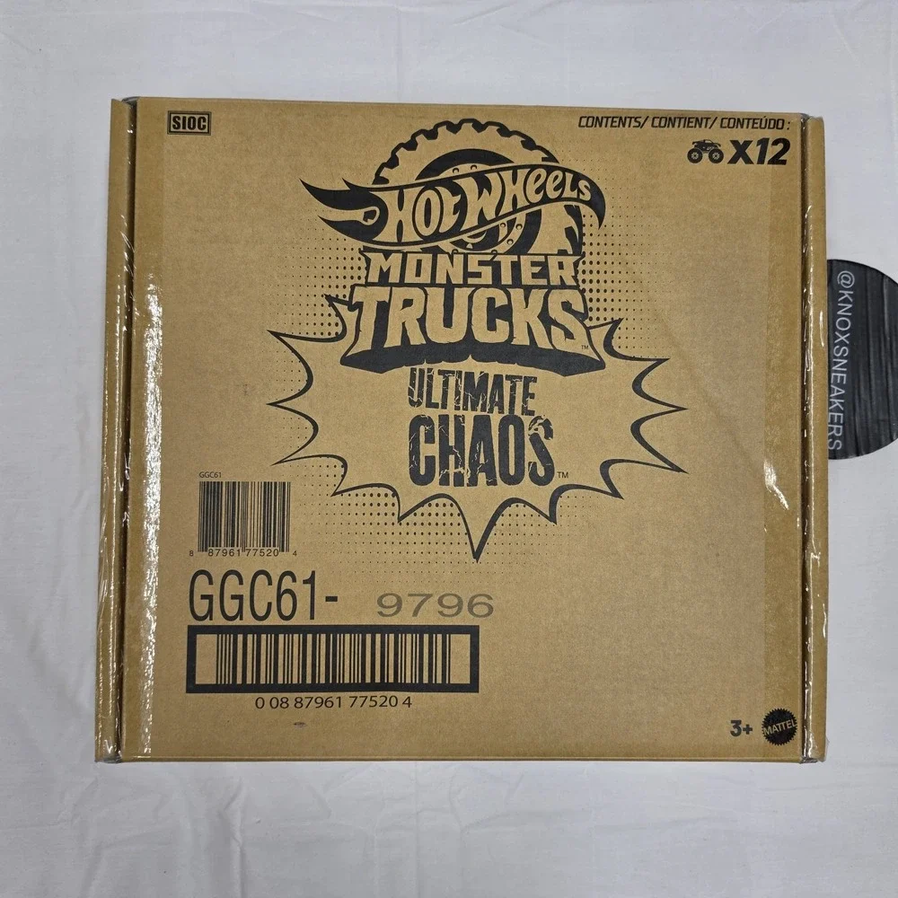 Hot Wheels Monster Trucks Ultimate Chaos 1:64 Diecast 12-Pack NEW
